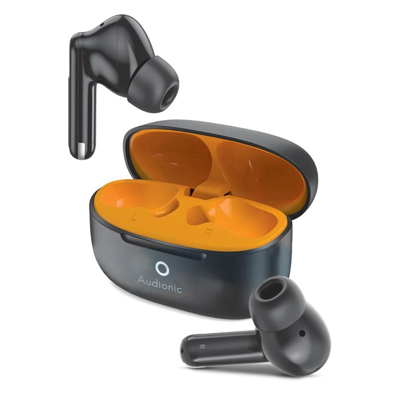 Audionic Airbud 690 ION Wireless Earbuds – Bluetooth 5.4, Quad Mic ENC & Gaming Mode