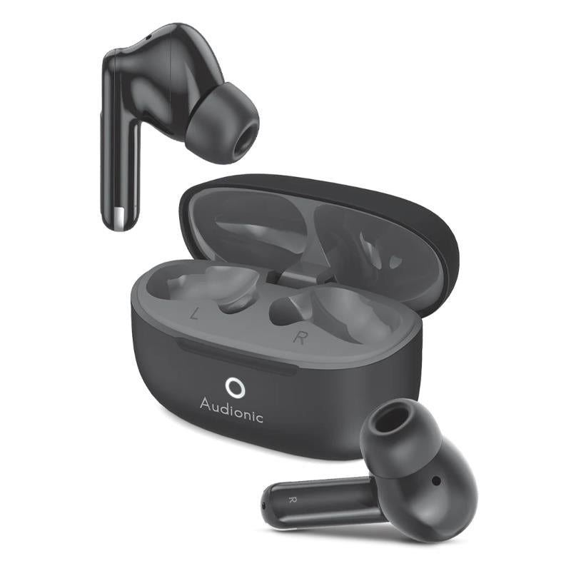 Audionic Airbud 690 ION Wireless Earbuds – Bluetooth 5.4, Quad Mic ENC & Gaming Mode