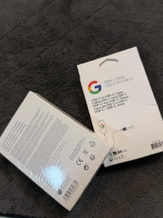 Google 30W USB-C Cable + 30W USB-C Fast Charger – Type-C Charging Set