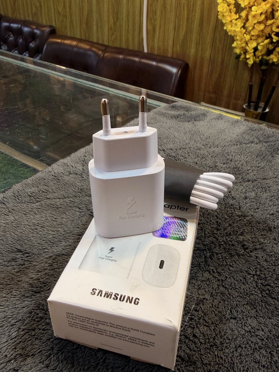 25W PD USB-C Fast Charger Adapter with Type-C Cable – Super Fast Charging