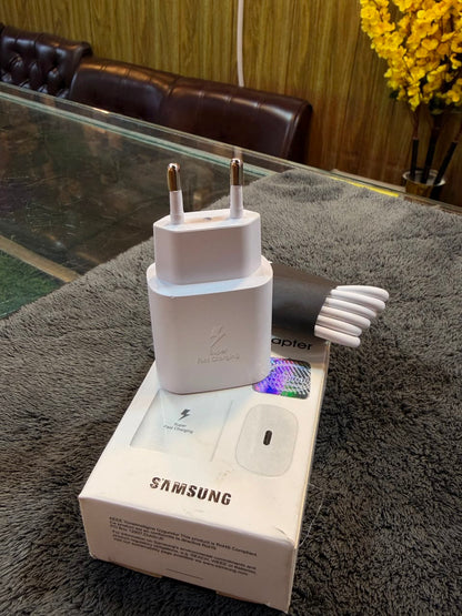 25W PD USB-C Fast Charger Adapter with Type-C Cable – Super Fast Charging