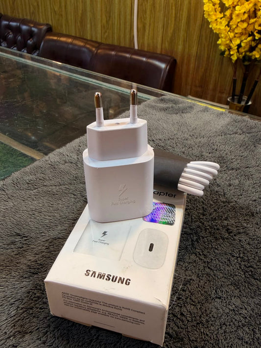 25W PD USB-C Fast Charger Adapter with Type-C Cable – Super Fast Charging
