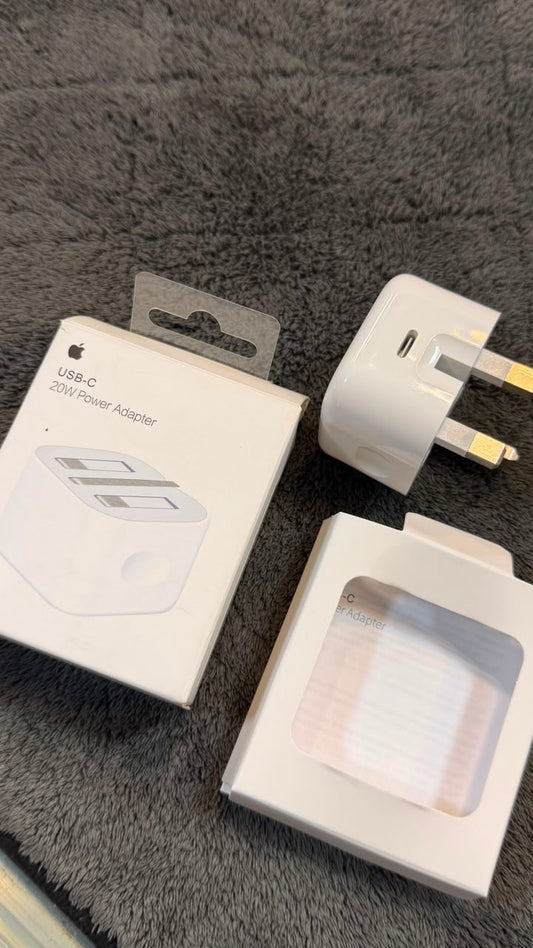 Apple USB-C 20W Power Adapter – Original Fast Charging Adapter