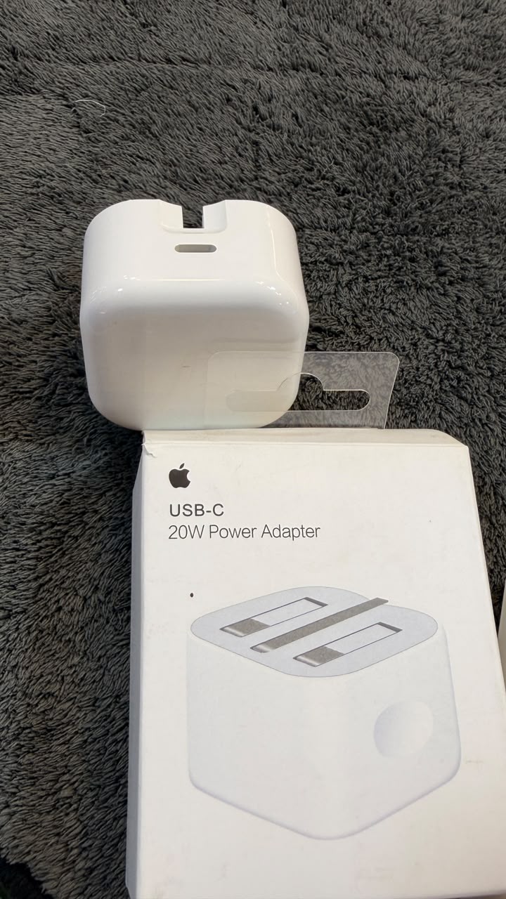 Apple USB-C 20W Power Adapter – Original Fast Charging Adapter
