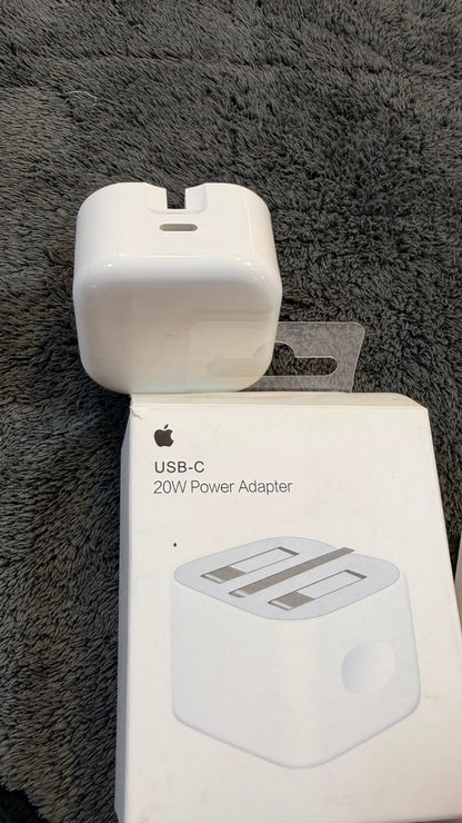 Apple USB-C 20W Power Adapter – Original Fast Charging Adapter