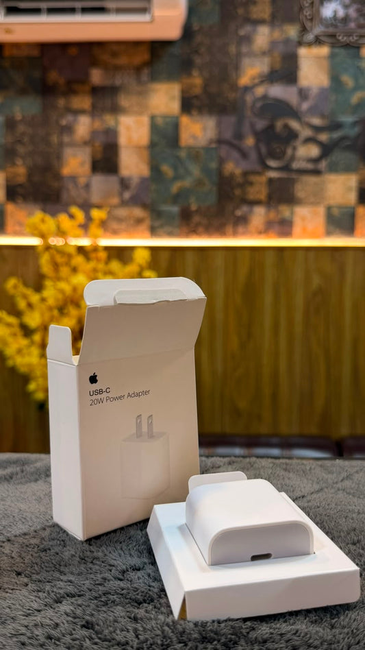 Apple 20W USB-C Power Adapter – Fast Charging Wall Charger