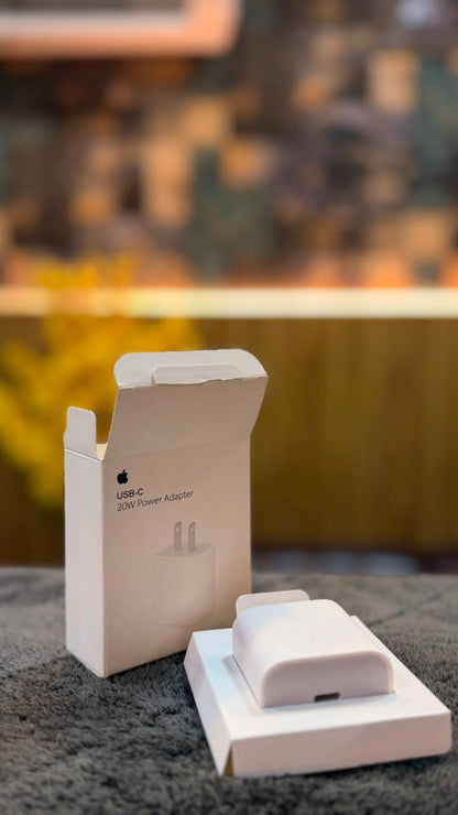 Apple 20W USB-C Power Adapter – Fast Charging Wall Charger