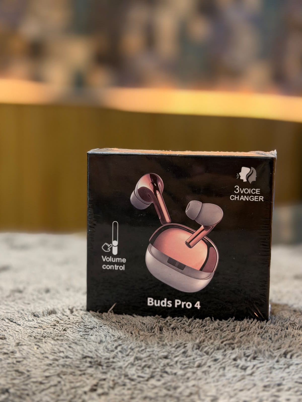 Buds Pro 4 TWS Earbuds – Rose Gold Edition
