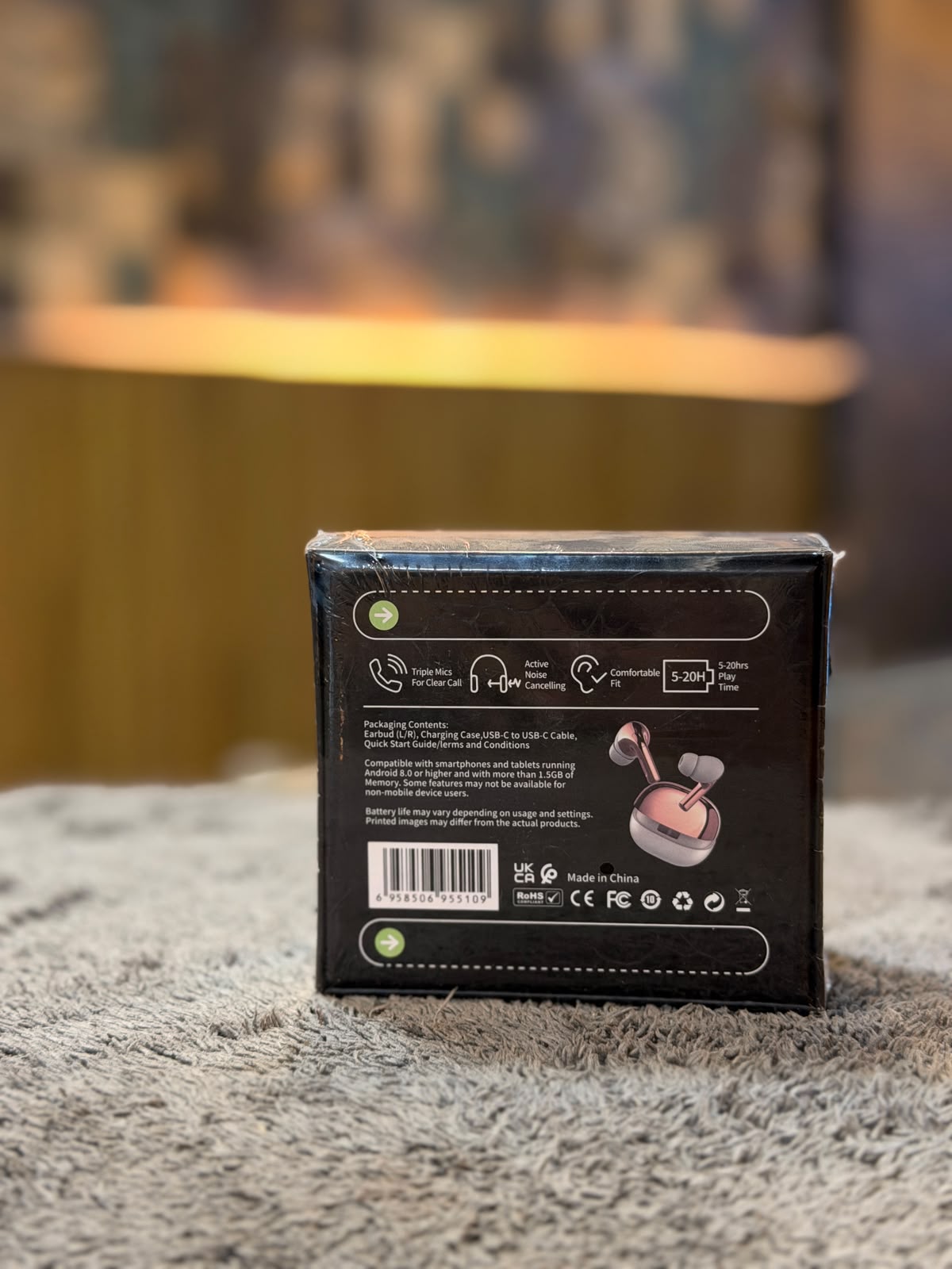 Buds Pro 4 TWS Earbuds – Rose Gold Edition