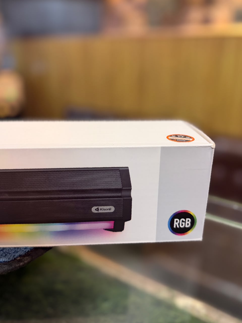 Kisonli LED-802 Bluetooth 5.3 Soundbar Speaker with RGB LED Lights