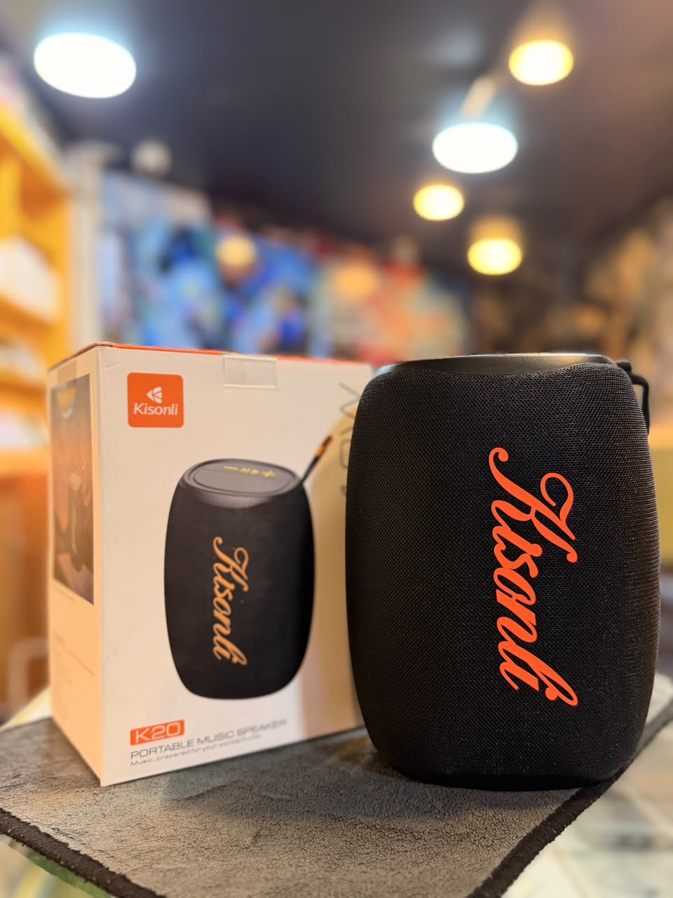 Kisonli K20 10W Portable Bluetooth Speaker with High Bass & 2400mAh Battery