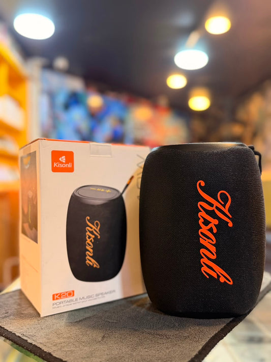 Kisonli K20 10W Portable Bluetooth Speaker with High Bass & 2400mAh Battery