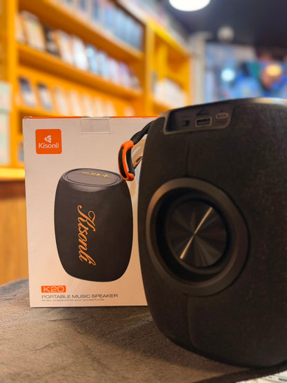 Kisonli K20 10W Portable Bluetooth Speaker with High Bass & 2400mAh Battery