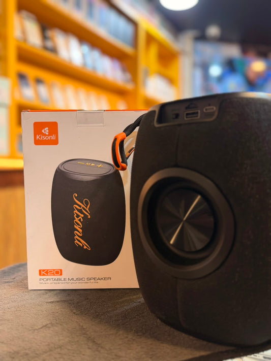 Kisonli K20 10W Portable Bluetooth Speaker with High Bass & 2400mAh Battery