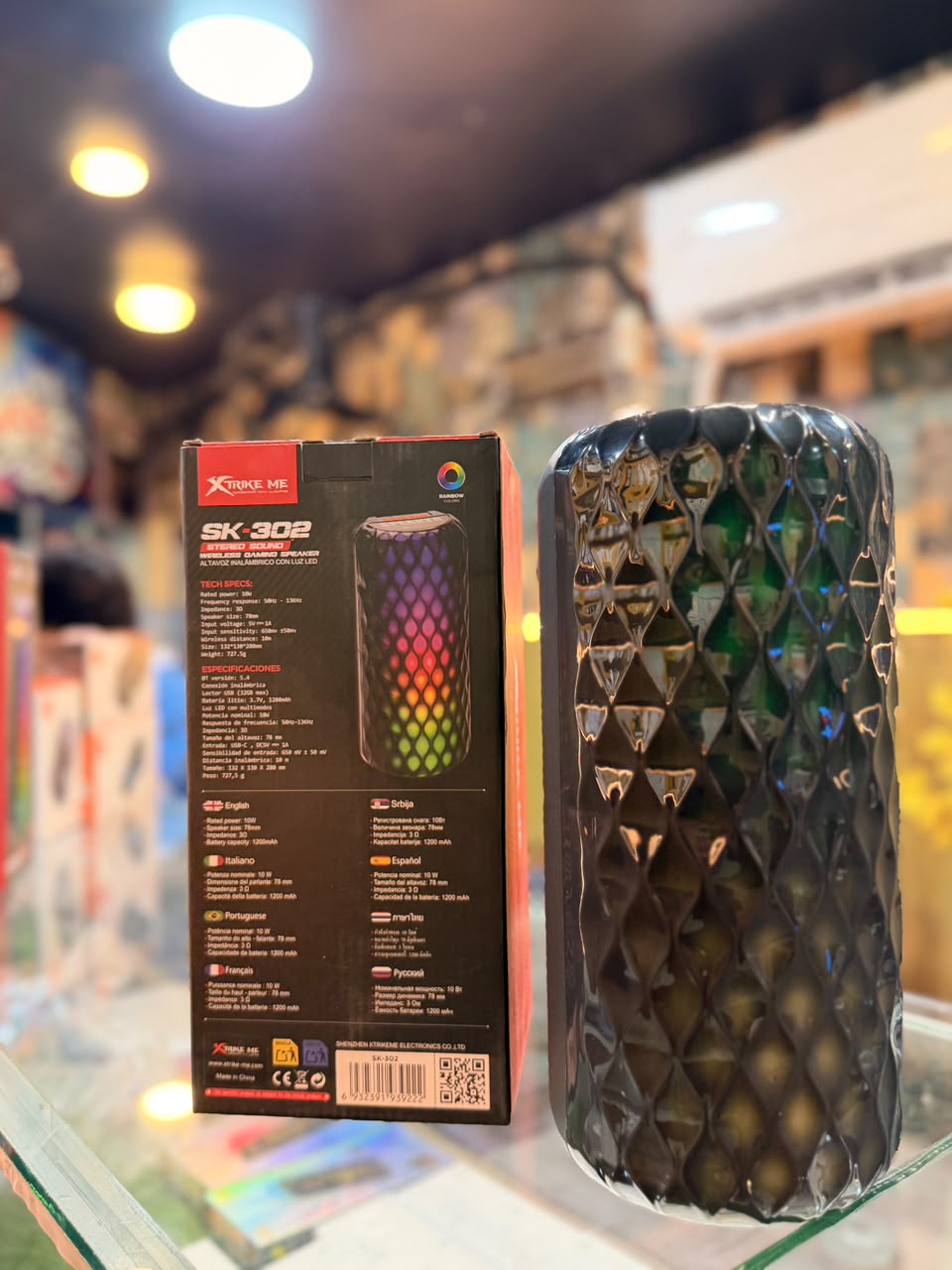 Xtrike Me SK-302 10W RGB Gaming Bluetooth Speaker with Bluetooth 5.4
