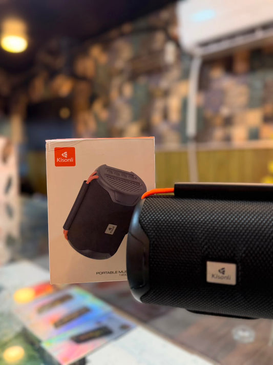 Kisonli Q39 8W Portable Bluetooth Speaker with 1200mAh Battery, USB & TF Card