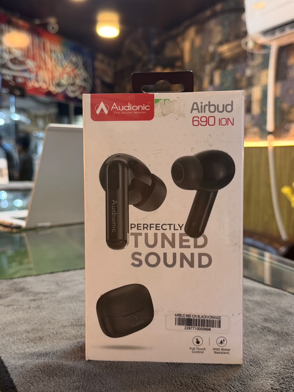 Audionic Airbud 690 ION Wireless Earbuds – Bluetooth 5.4, Quad Mic ENC & Gaming Mode