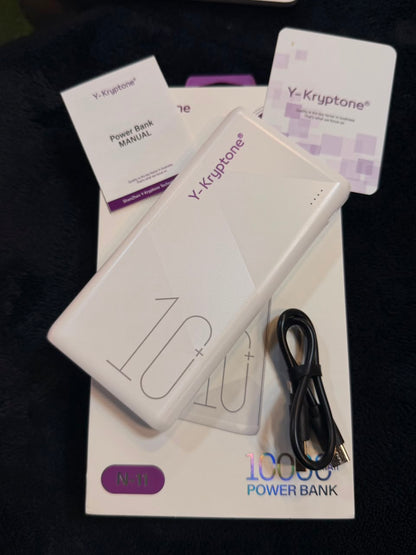 Y-Kryptone GT-11 10000mAh Power Bank – 22.5W Fast Charging
